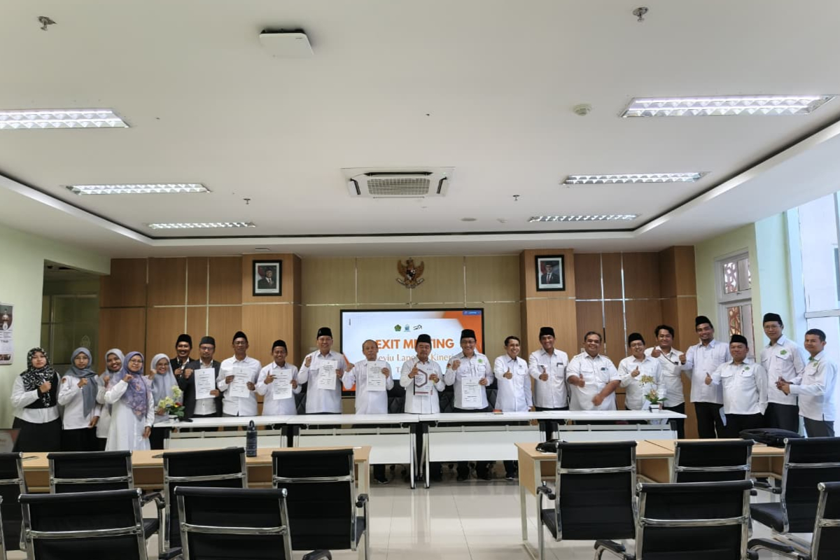 Satuan Pengawasan Internal (SPI) UIN Madura Melaksanakan Exit Meeting Reviu Laporan Kinerja 2025